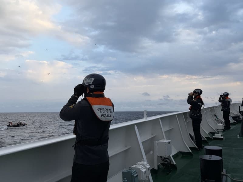 독도 해상 외국인 선원 추락…한일 이틀째 합동 수색 총력