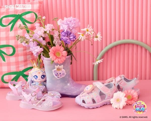 슈마커, '캐치! 티니핑'과 프린세스 감성 여름 슈즈 콜라보 3종 출시