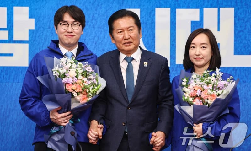 민주, 하정우·전은수 인재영입…하정우 “부산서 새로운 활력 만들겠다”