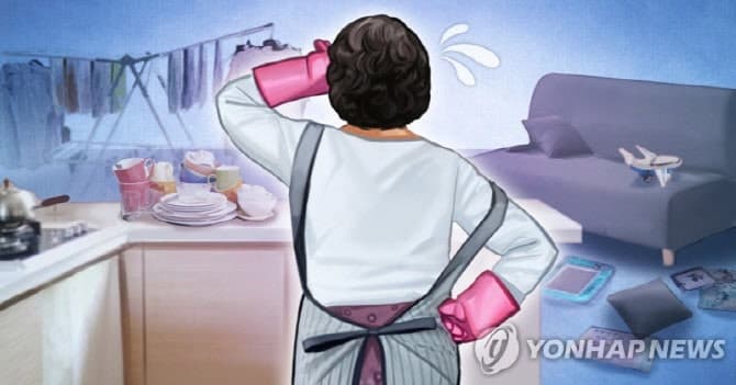 여성 가사노동 가치 1646만원, 남성의 2.7배…"집안일도 돈" 582조 가치