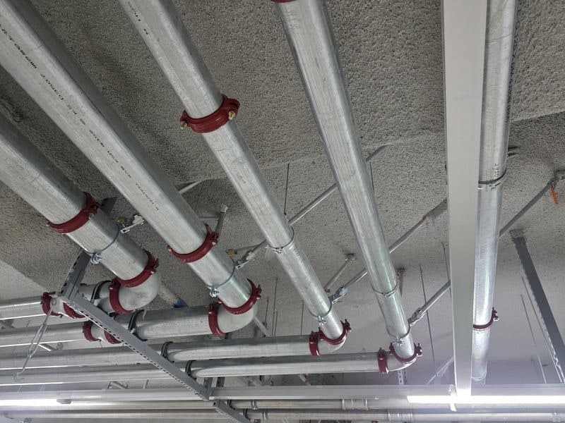 롯데건설, 소방배관 흔들림 방지 내진설계 기술 국산화…국토부 신기술 인증