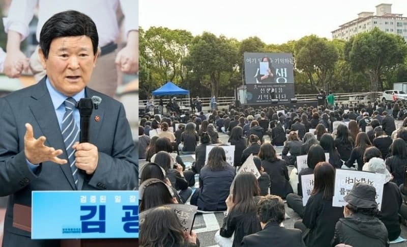 제주 순직교사 사망사건 수사책임자, 논란 끝에 교육감 선거 캠프 보직 '사퇴'