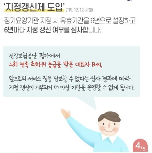 장기요양기관 1489곳 지정 효력 만료, 부실 요양기관 퇴출 시작
