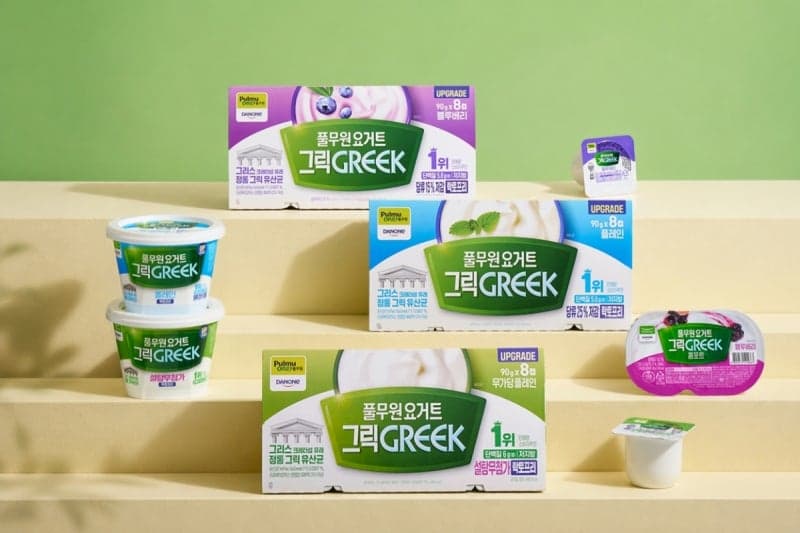 “9개월 만에 1억개 더 팔렸다”…풀무원다논 그릭요거트 5억개 판매 돌풍, 저당·락토프리 전략 통했다