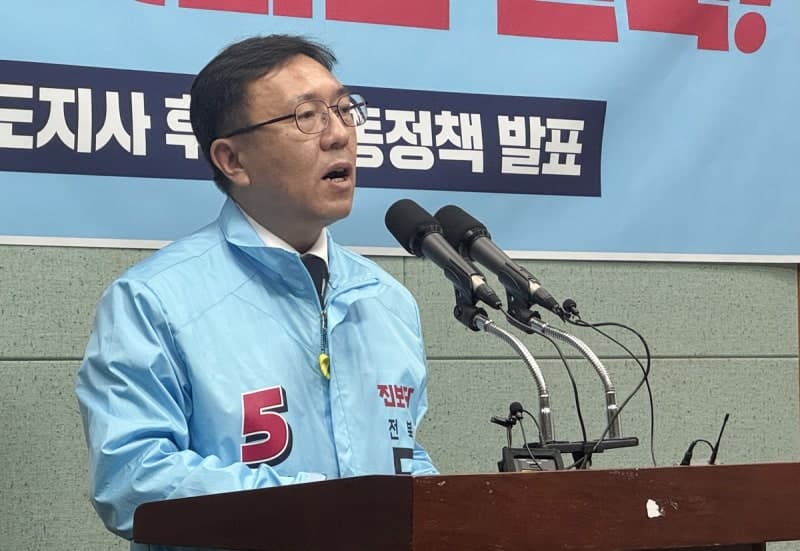 백승제 진보당 전북지사 후보 "도지사가 직접 노정교섭 제도화" 등 노동 중심 5대 공약 발표