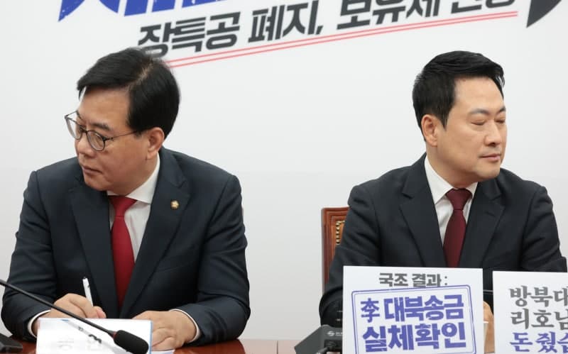 국힘 장동혁·송언석, 선거 앞두고 '따로 행보'… "선거철엔 부부도 따로다녀" 불화설 부인에도 갈등 여전