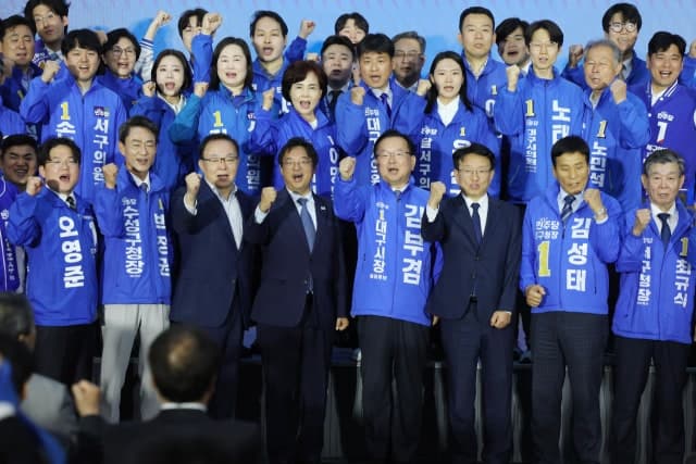 장동혁, 대구서 "공천 상처 죄송" 추경호 지원 사격하며 '보수 결집' 호소