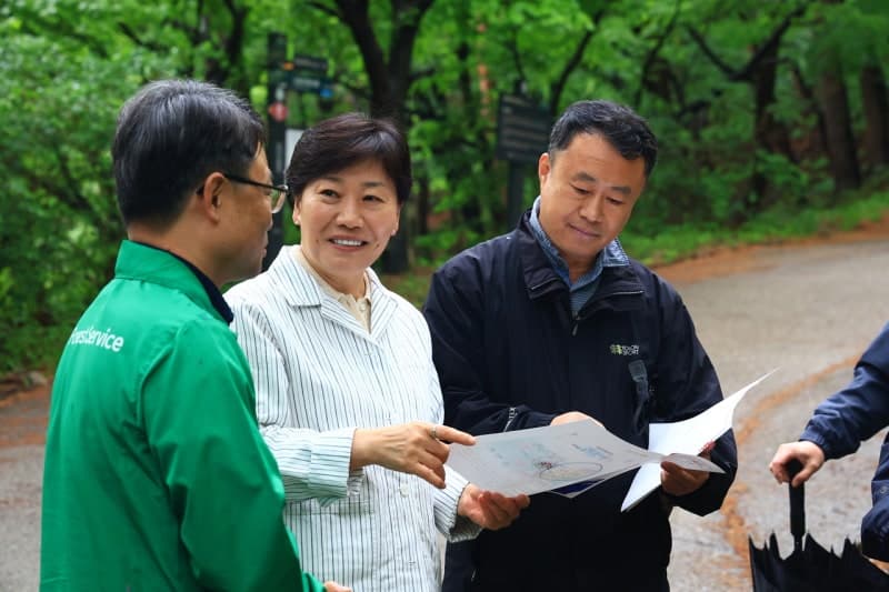 송미령 장관, "가정의 달, 농촌으로 오세요" 동서트레일 현장 점검…2027년 전면 개통 '착착'
