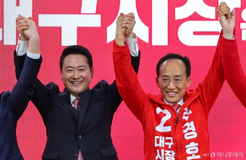 장동혁 "보수 심장 대구에 김부겸 웬 말…추경호와 함께 대구 지키자"