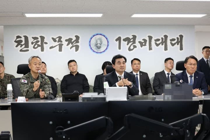 안규백, 청와대 외곽 경비 수방사 예하부대 찾아 "완벽한 작전수행태세 구현해달라"