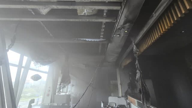 울산 북구 2층 식당 화재, 손님 등 20명 대피