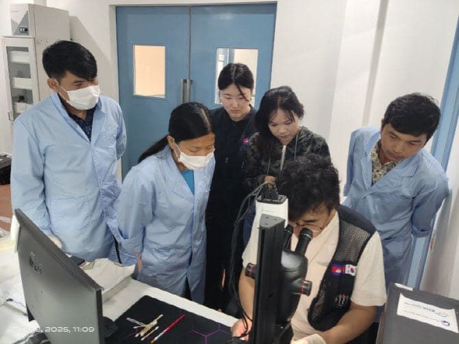 국가유산진흥원, 캄보디아 앙코르유적 보존과학 현지기술교육 성료…한국 기술로 유물 보존·관리