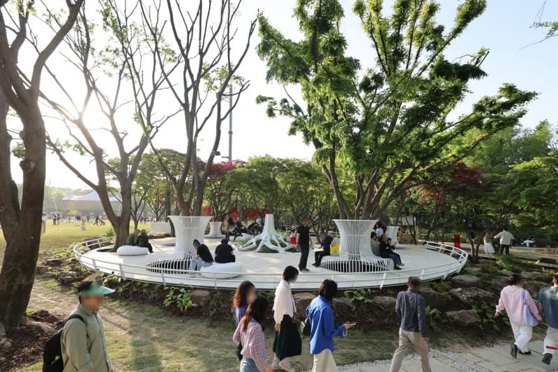 대우건설, 서울국제정원박람회서 '써밋 사일로' 정원 선보여…브랜드 경험 확장