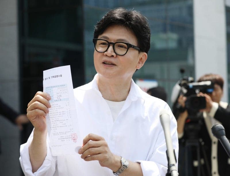 한동훈, 북구갑 예비후보 등록 "공소 취소는 탄핵 사유"