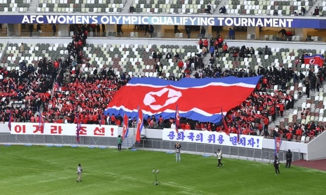 8년 만에 온 北 여자축구, '두 국가론' 속 '우월성 강조' 노리나
