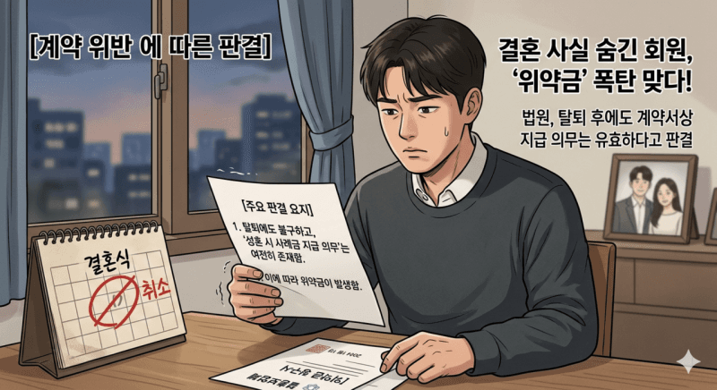 결정사 통해 만나 '몰래 결혼'…성혼 사실 숨겼더니 위약금 3배 폭탄