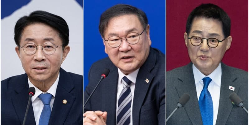 국회의장 조정식·김태년·박지원 3파전…"明心" 앞세운 후반기 국회의장 선거