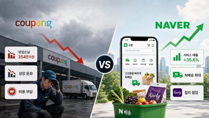 쿠팡 3500억 적자 낼 때, 네이버는 컬리에 330억 꽂는다…‘장보기 전쟁’ 본격화