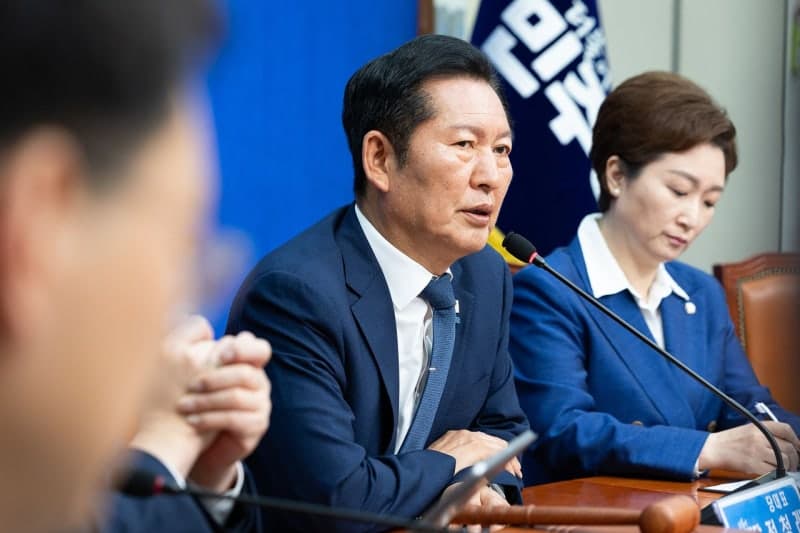 정청래 "국힘, 차라리 윤석열 옥중공천하라" 비판…개헌안엔 소신투표 촉구