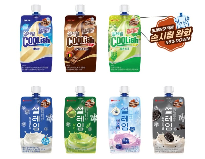 롯데웰푸드 설레임, "손 시림 현상 절반 줄였다"…쿨리쉬 라인업 확대