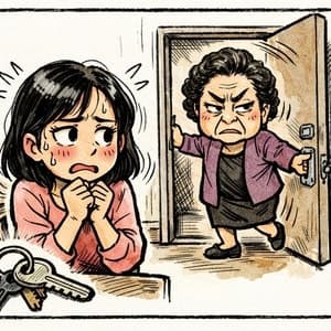 이혼 앞둔 며느리 집에 시모 무단 침입…"애도 안 낳고 내 아들 등골 빼먹어" 막말