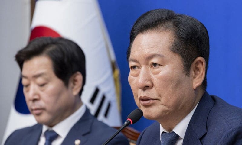 정청래 "국민의힘, 부마항쟁 정신 헌법 전문 수록 위해 소신 투표해달라"