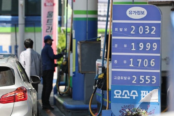 재경부 "최고가격제·유류세 인하, 4월 물가 1.2%p 하락 효과"
