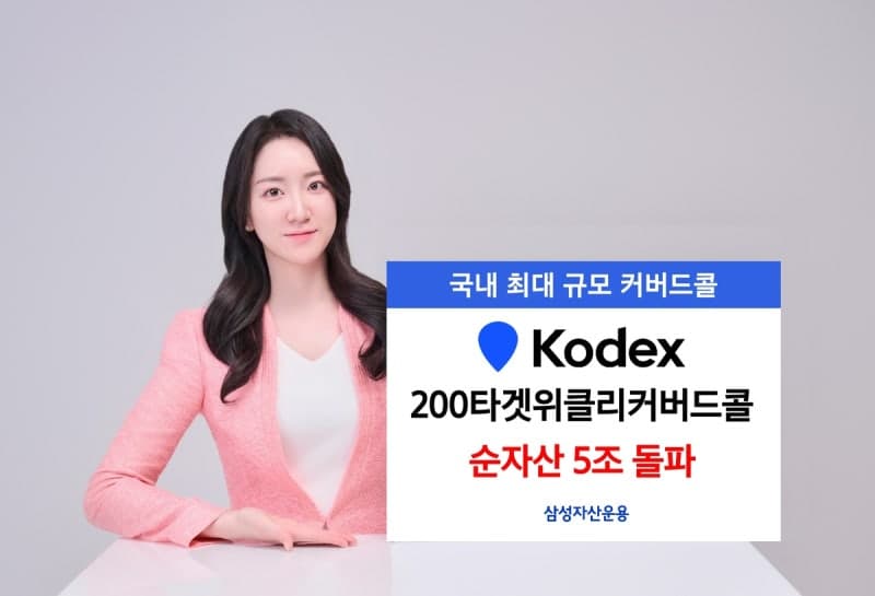 “월분배·절세 매력 통했다”…KODEX 200타겟위클리커버드콜 순자산 5조 돌파