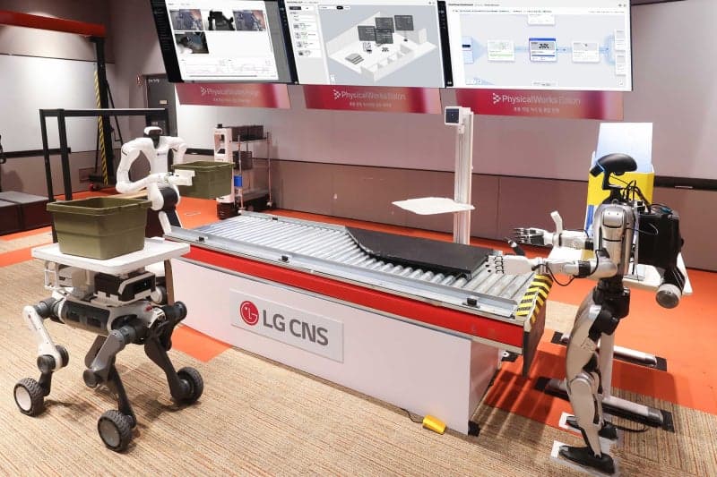 LG CNS, 로봇 전환 플랫폼 '피지컬웍스' 공개