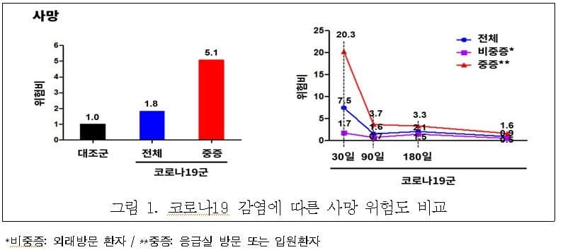 "만성폐쇄폐질환 환자, 코로나19 앓고 나면 사망 위험 1.8배, 중증은 5.1배"
