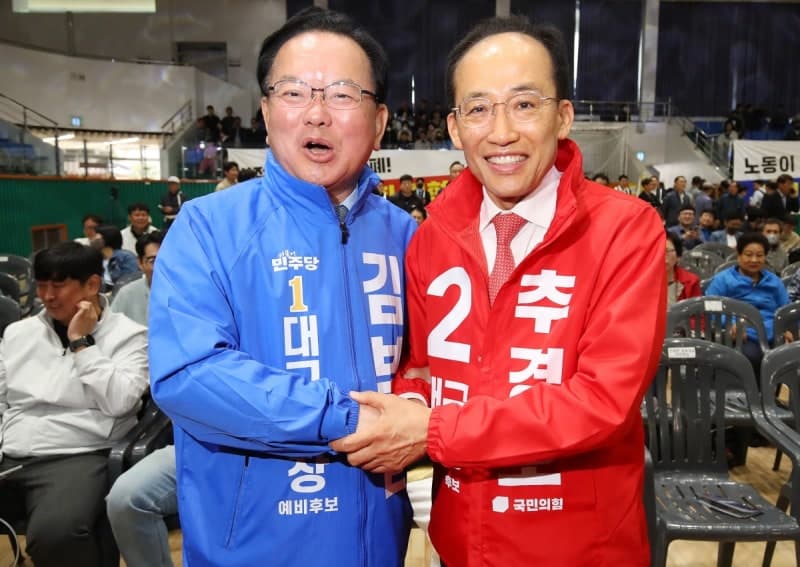 '김부겸 40%·추경호 41%' 대구시장 선거, 오차범위 내 초접전 양상