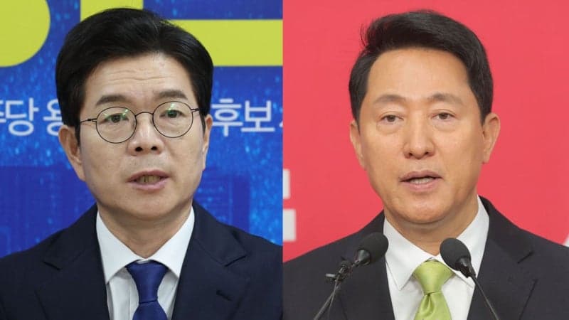 정원오 "유기견 입양 25만원" vs 오세훈 "7단 따릉이 보급" 서울 공약 대결