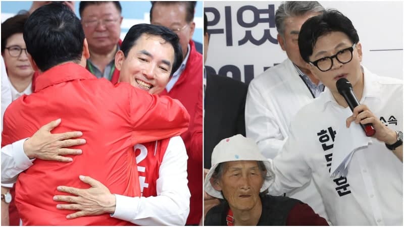 600m 거리서 같은 시간 열린 박민식·한동훈 개소식…'떴다방' vs '내부 총질' 보수 적자 경쟁