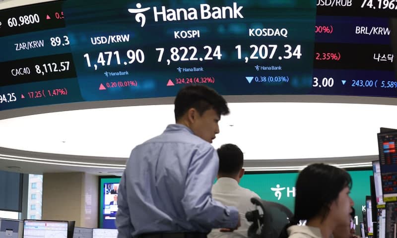 코스피, 반도체 랠리에 8천피 눈앞…1만피 전망