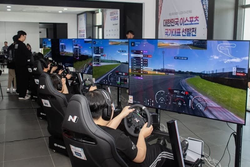 현대차, LG·소니·로지텍 손잡고 '현대 N 레이싱 시뮬레이터' 출시
