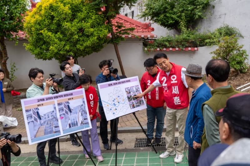 오세훈 "고척·사당 등 급경사 고지대 25곳 엘리베이터…따릉이 기어 업그레이드"