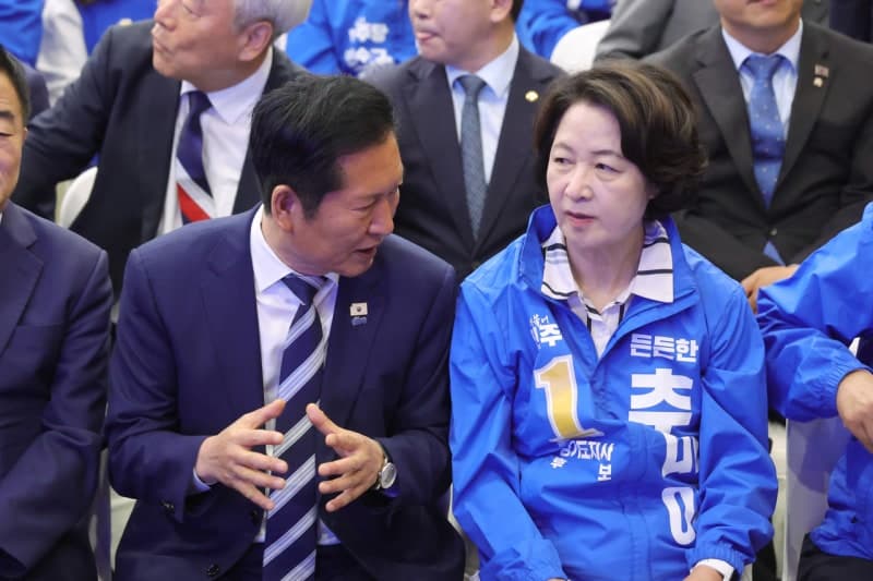 추미애 "檢 조작기소 피해자 명예회복 당연"…양향자 책임론엔 "칼 거꾸로 대"