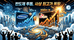 "30만전자·200만닉스" 가시권…AI 돈줄에 삼성전자·SK하이닉스 어디까지 오를까