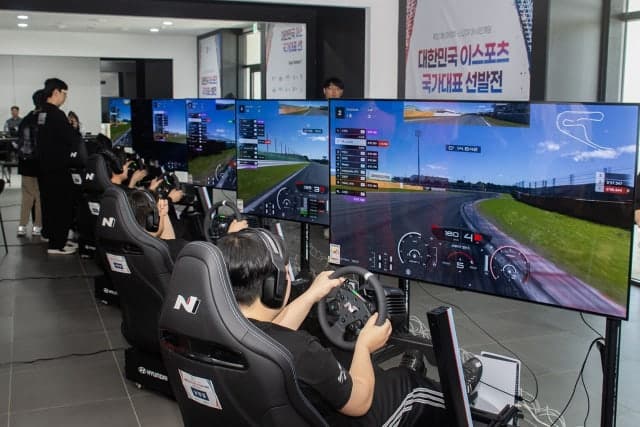 LG전자 올레드 모니터, 현대차 'N 레이싱 시뮬레이터'에 탑재…가상운전 시장 공략 확대