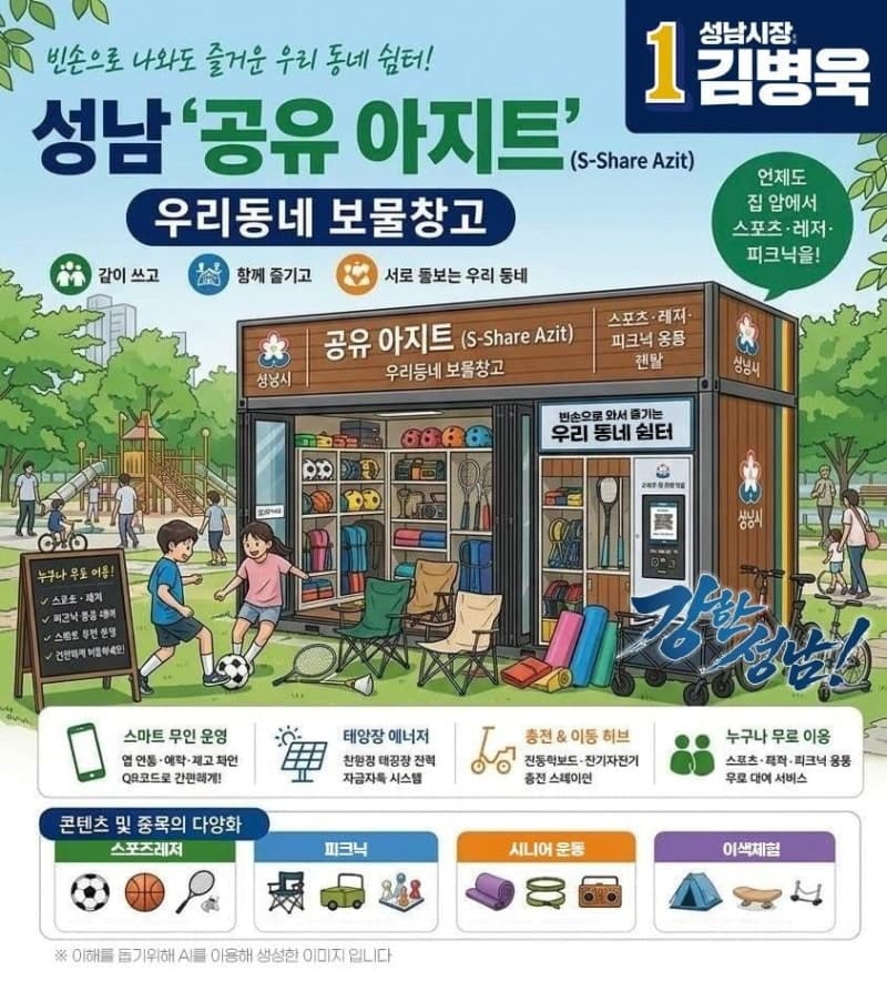 김병욱 "빈손으로 공원 즐긴다"…'우리동네 보물창고' 공약 발표
