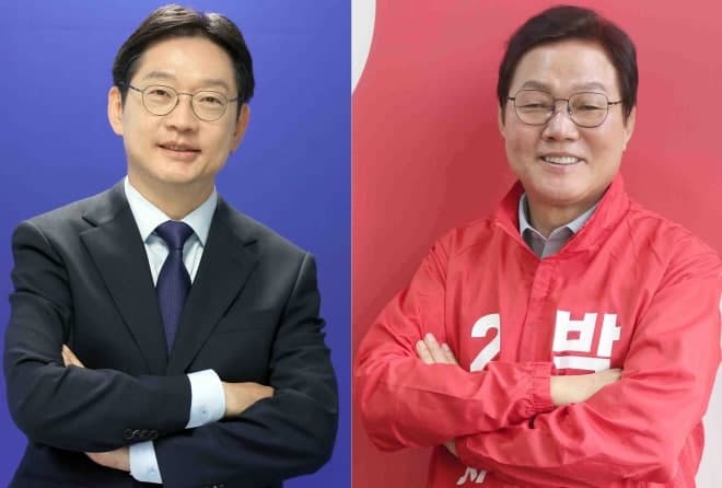 경남지사 선거전, '창원 환원' 및 '경남FC 망쳐' 등 네거티브 공세 격화