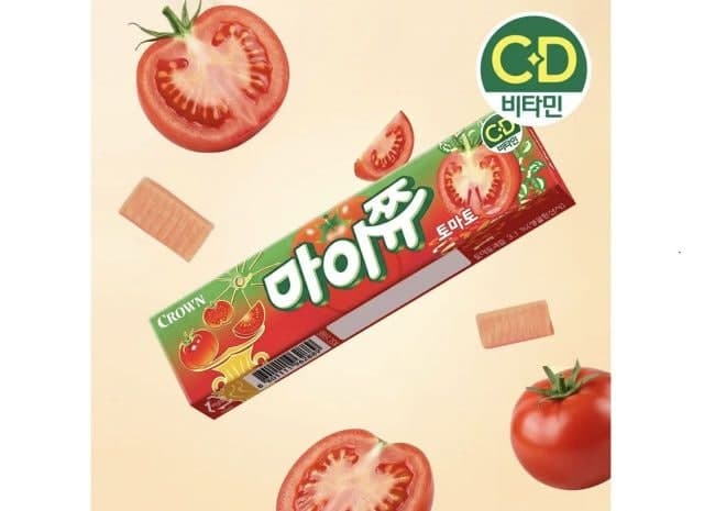 "올영 사전 판매서 품귀"…크라운제과 '마이쮸 토마토' 정식 출시, "기다리던 토마토맛 마이쮸 나왔다"
