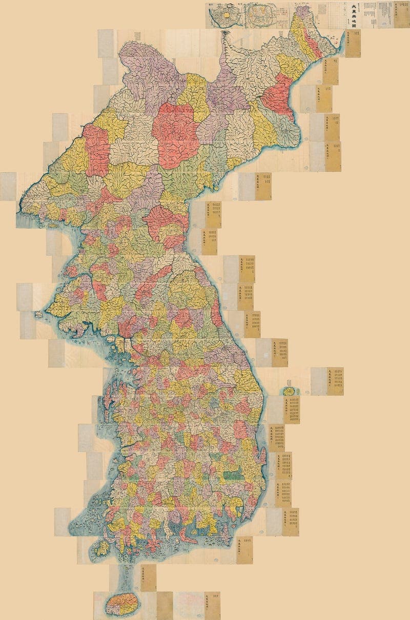 “독도 표기” 대동여지도 채색 필사본 경매 나온다…서울옥션 “시작가 20억 원”