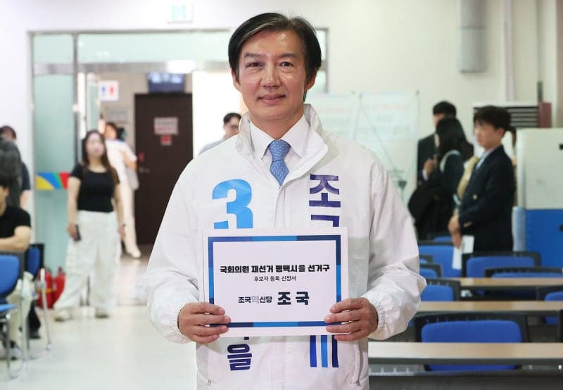 조국 "평택을, 김용남과 양강 구도…단일화 시민 요구 없어"