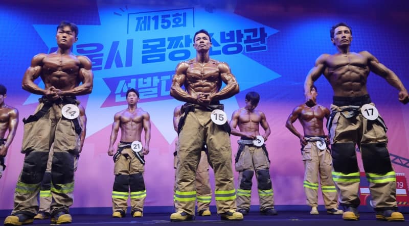 "화재 현장에서 무대 위로" 생명 구하는 '몸짱' 소방관들, 희망나눔 달력 모델 선발