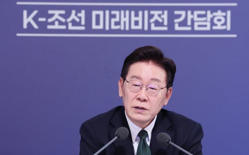 李, 울산 찾아 "조선업 과실 노사가 함께 누려야"…RG 확대·인력난 해소 지원 검토
