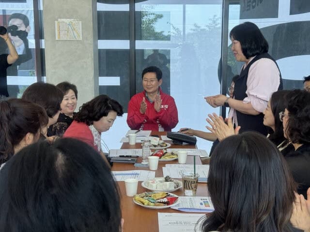 이상일 용인시장 후보, "첫 재선시장 돼 보육현장 어려움 덜어드리겠다" 약속