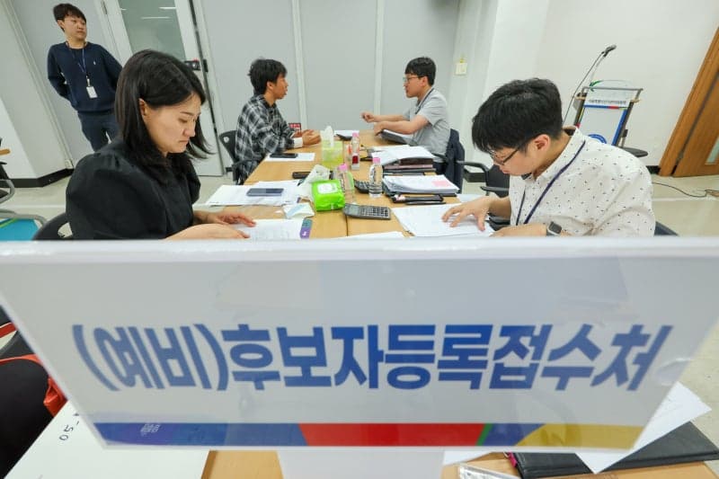 6.3 선거 후보 등록 마감, 재산·병역·전과 공개