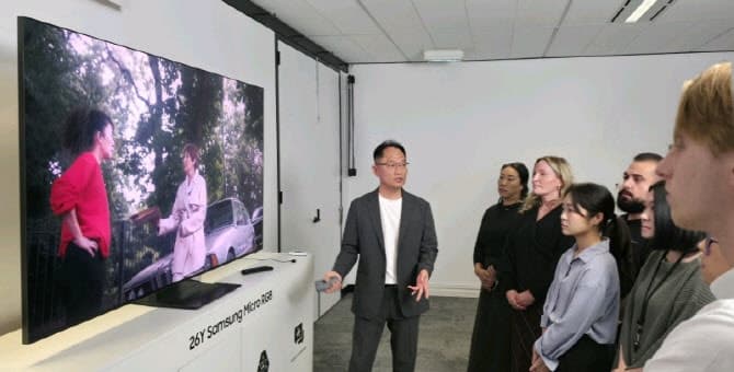 삼성전자, 호주서 'AI TV' 신기술 공개…20년 연속 1위 기술력 과시