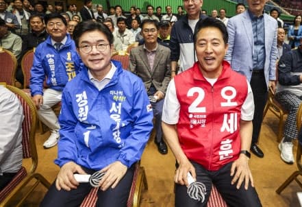 정원오 "서울 내 20개 성수동 만들 것"…오세훈 "MB 서울숲이 뿌리"